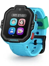 5 Cellular Kids Smart Watch with GPS Tracker Blue TickTalk 5 on AT&amp;T&#039;s Network