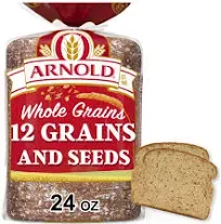 Arnold Bread, Whole Grains, 12 Grains and Seeds