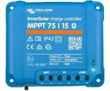 Victron Energy SmartSolar MPPT 75V 15 Amp 12/24-Volt Solar Charge Controller (Bluetooth)