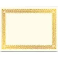 GEO47829 - Geographics Gold Foil Certificate