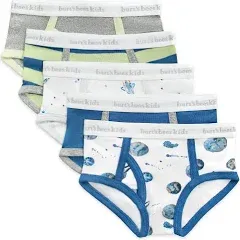 Little Planets & Space Shuttles Organic Cotton Toddler Boy Underwear 5 Pack