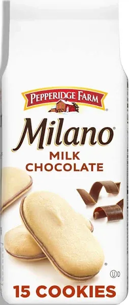 Milano Milk Chocolate Cookies (15 x 0.4 oz)