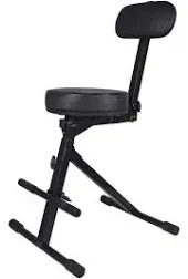 Rockville RDS42 Portable DJ/Guitar/Drum/Keyboard Padded Throne/Chair Adjustable | Reverb