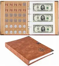 Coin Collection Album Holder for Collectors 150 Pockets Coin Collection Book ...