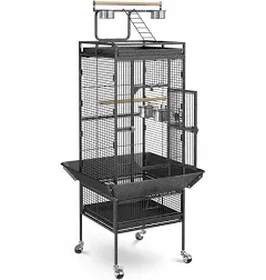 Super Deal Pro 61-Inch 2in1 Large Bird Cage with Rolling Stand