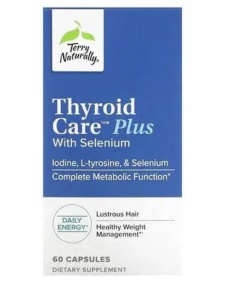 Terry Naturally Thyroid Care Plus 120 Capsules