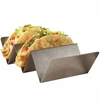 American Metalcraft TSH3, 2 - 3 Compartment Stainless Steel Taco Holder