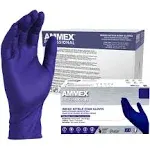 Ammex Nitrile Gloves, CASE OF 1000 Professional Grade Disposable AINPF46100