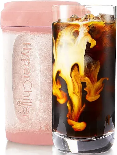 HyperChiller Iced Coffee wine tea beer Beverage Cooler, Chills in 1 min 12.5oz