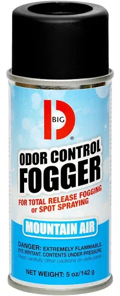 Big D Industries Odor Control Fogger Mountain Air 5 oz. 12/Carton