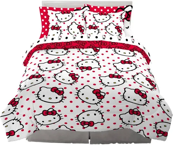 Hello Kitty twin bedding set