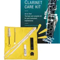 Libretto Clarinet All-Inclusive Care Kit Mouthpiece Brush + Dust Brush + Microfiber Cleaning Cloth + Thumb Rest + Premium Cork Grease