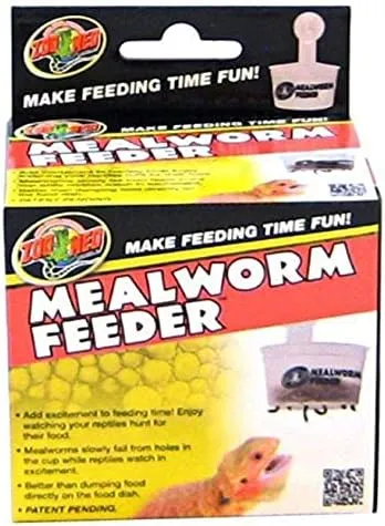 Zoo Med Hanging Mealworm Feeder, 1.75" H X 3" D