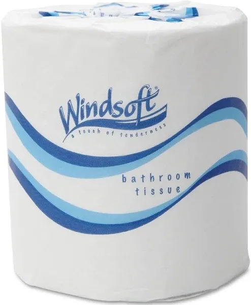 WINDSOFT Embossed Bath Tissue 2-Ply 500 Sheets/Roll 48 Rolls/Carton 2405