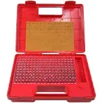 HFS(R) Steel Pin Gage Set Minus M1 with Plastic Case for Carpenters and Home Improvement 0.061-0.250" 190pcs