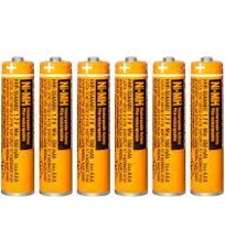 4 Pack HHR-55AAABU NI-MH Rechargeable battery for Panasonic 1.2V 550mAh AAA b...