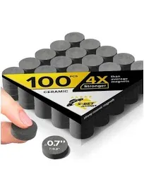 X-Bet Strong Magnets Heavy Duty - Round Magnets for Crafts, Magnets for Whiteboard, Fridge Magnets - Small Strong Magnet Perfectly Works as Refrigerator Magnets, Heavy Duty Magnets for Fridge, 70pcs