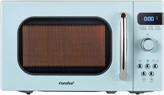 Comfee Retro 0.7-cu ft 700-Watt Countertop Microwave