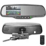 Master Tailgaters OEM Rear View Mirror with 4.3 inch Auto Adjusting Ultra Bright LCD and Onstar Buttons, Black