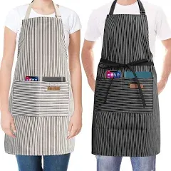 Yiclick Cooking Kitchen Aprons with Pockets