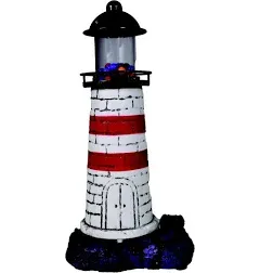 Penn-Plax Deco-Replicas Aerating Lighthouse Ornament - for Freshwater and Saltwater Aquariums