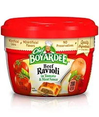 Chef Boyardee Beef Ravioli, Microwave Pasta, Canned Food, 15 oz. (Pack of 5)