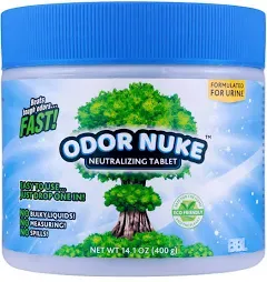 Human Urine Odor Neutralizer Tablets by ODOR NUKE - Kill Urine Smell in Portable