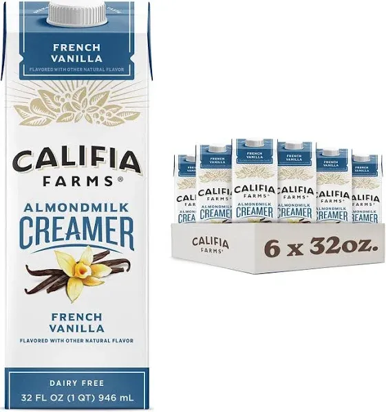 Califia Farms Vanilla Almondmilk Coffee Creamer with Coconut Cream