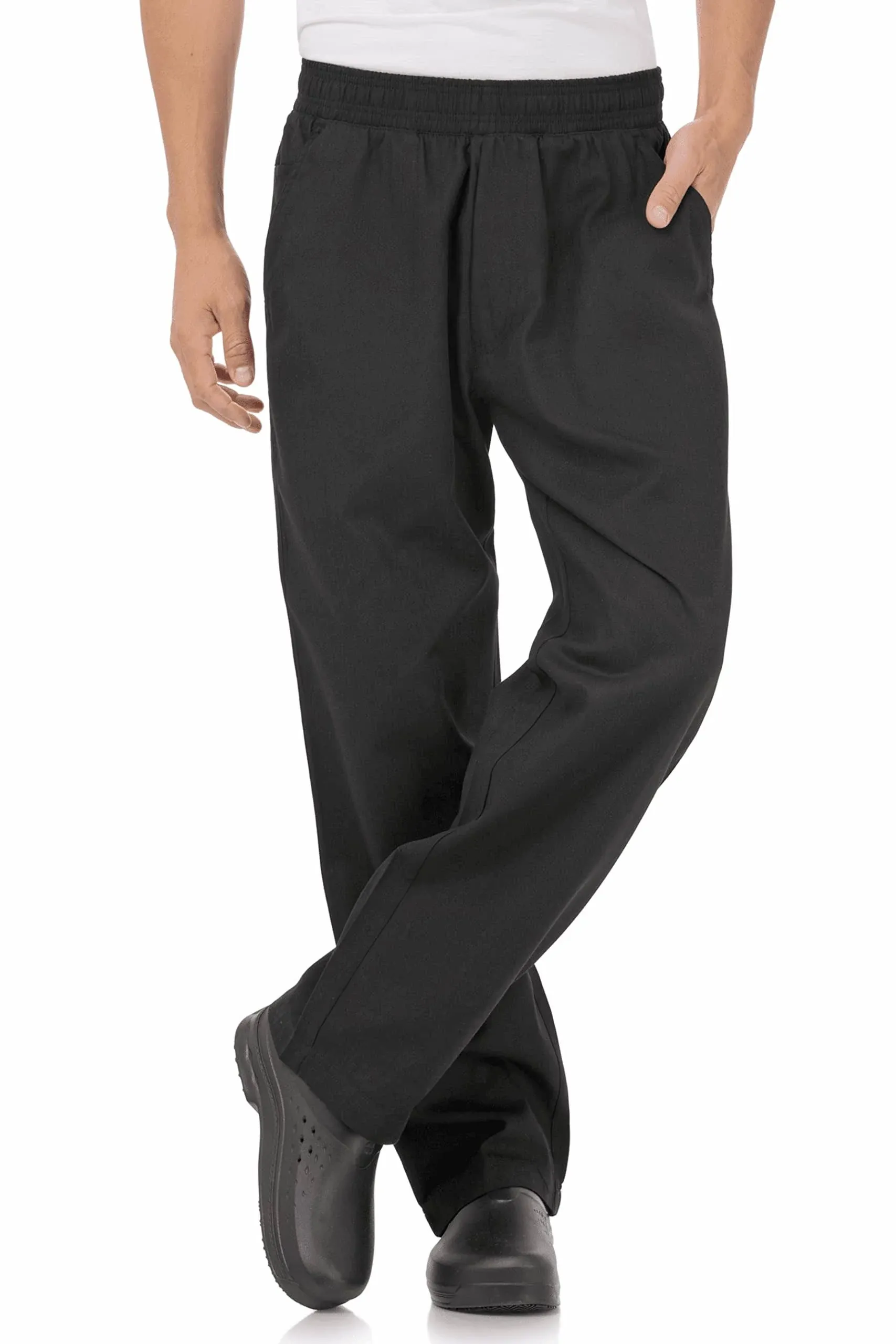 Chef Works Men&#039;s Better Built Baggy Chef Pants X-Large Black