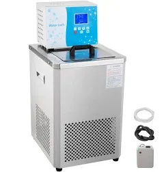 VEVOR Laboratory Chiller Circulator 6L Chiller Lab Low Temperature Cooling Liquid Circulator Pump Chiller Lab Recirculating Chiller Water Bath Recirculating Water Cooling Chiller for Laboratory