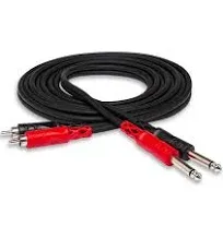 Hosa CPR-201 Dual RCA-1/4&#034; 3.3&#039; Cable