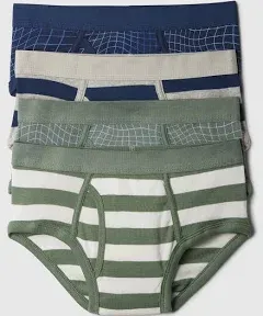 Kids Organic Cotton Briefs (4-Pack)