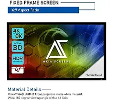 Akia Screens 150 inch Fixed Frame Projector Screen