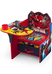 Delta Children Spider-Man Chair Desk with Storage Bin