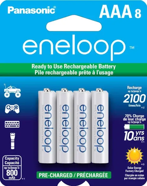 Panasonic Eneloop AAA Batteries