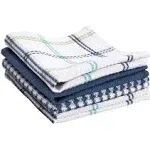 T-fal Premium Waffle Dish Cloths: Highly Absorbent, Super Soft - 100% Cotton, 12"x13" Flat Waffle Dish Cloth for Cleaning & Drying, (4-Pack), Cool