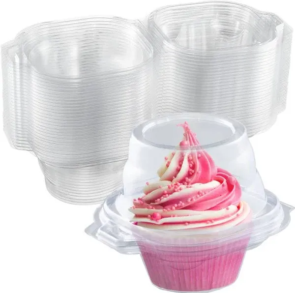 MUSENTIAL Individual Stackable Cupcake Containers