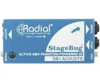 Radial StageBug SB-1 Acoustic Active Direct Box