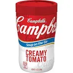 Campbell's Soup on the Go Creamy Tomato Soup - 10.75 oz canister