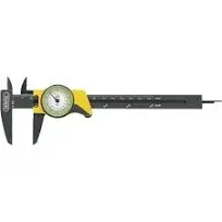 GENERAL TOOLS 145 Dial Caliper,Plasti<wbr/>c,Black,0-6&#034; Range 54GX50