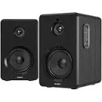  D40 Active Bookshelf Speakers | Powered Stereo Studio Speakers | Powerful 