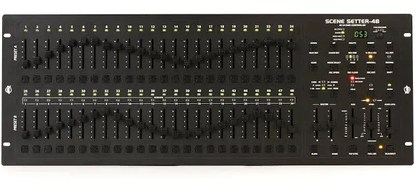 Adj SCENE-SETTER 48, DMX 48-Channel Dimming Console