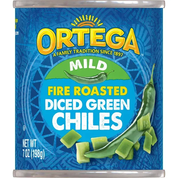 Ortega Diced Fire Roasted Green Chiles