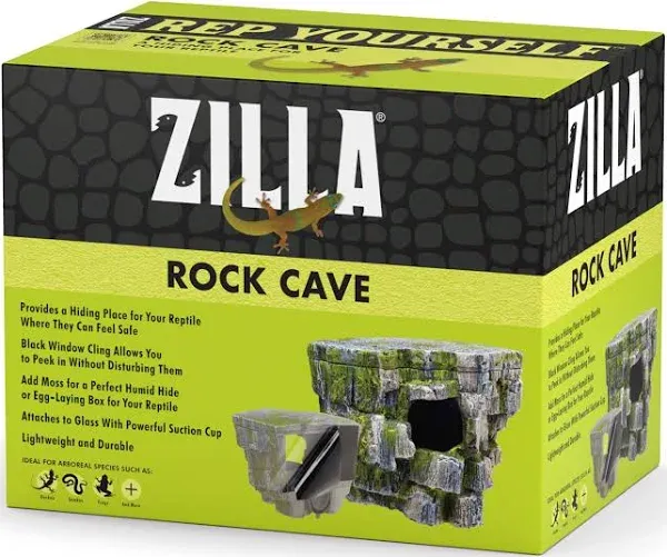 Zilla Vertical Decor Rock Cave Reptile Hiding Place