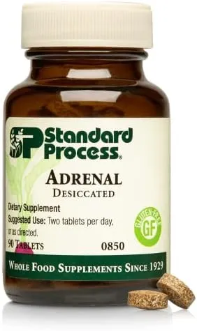 Standard Process Adrenal Desiccated 90 Tablets