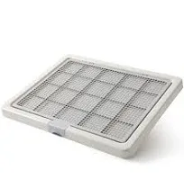 Smart Paws Large 29.92"x24.4" Pet Training Tray, Pet Training Pads Holder, Pet Toilet (Grey)