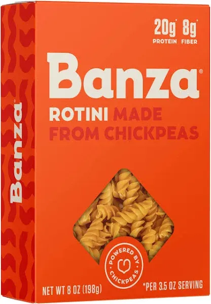 Banza Rotini Chickpea Pasta - 8 oz box