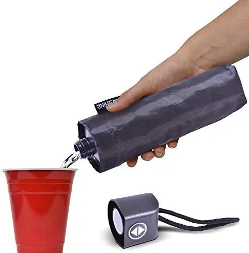 Rain or Shine Umbrella Flask 2 Pack - Hidden Alcohol Booze Bottles Inc...