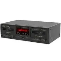 Pyle PT639D Hi-Fi Dual Recording Cassette Deck Player