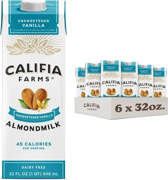 Califia Farms Unsweetened Vanilla Almond Milk